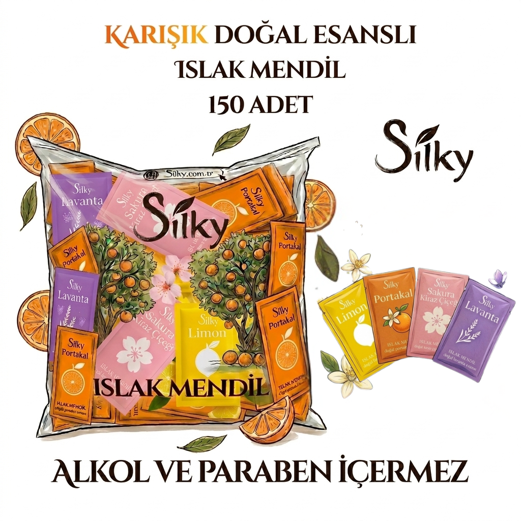 Silky Karışık Islak Mendil